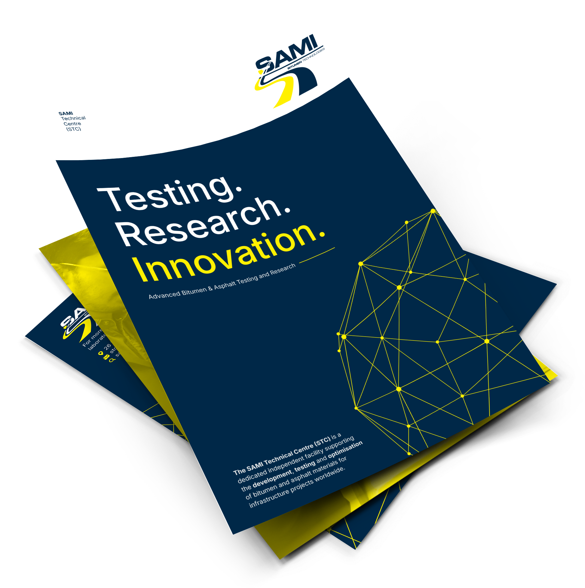 A4 Paper 3 page PSD Mockup_2